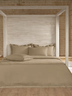 SERENO-TAUPE GREY DOUBLE DUVET COVER SET