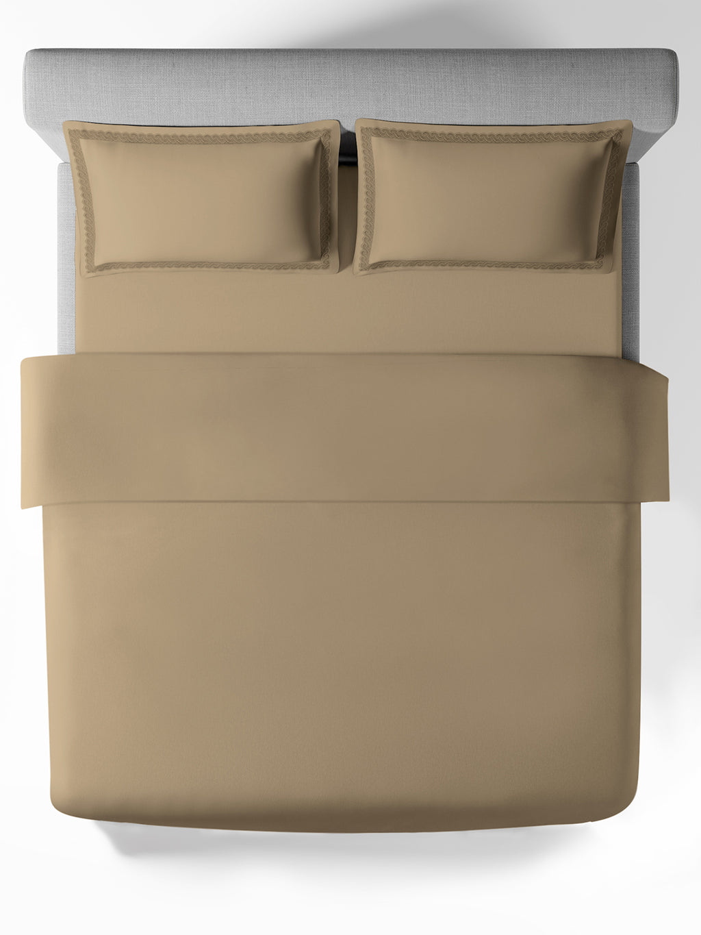 SERENO-TAUPE GREY DOUBLE DUVET COVER SET