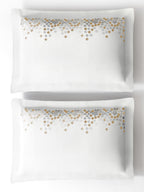 SPECKLE-BRIGHT WHITE DOUBLE DUVET COVER SET