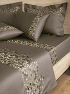 SPECKLE-CHOCOLATE CHIP DOUBLE DUVET COVER SET