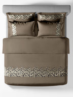 SPECKLE-CHOCOLATE CHIP DOUBLE DUVET BEDDING SET