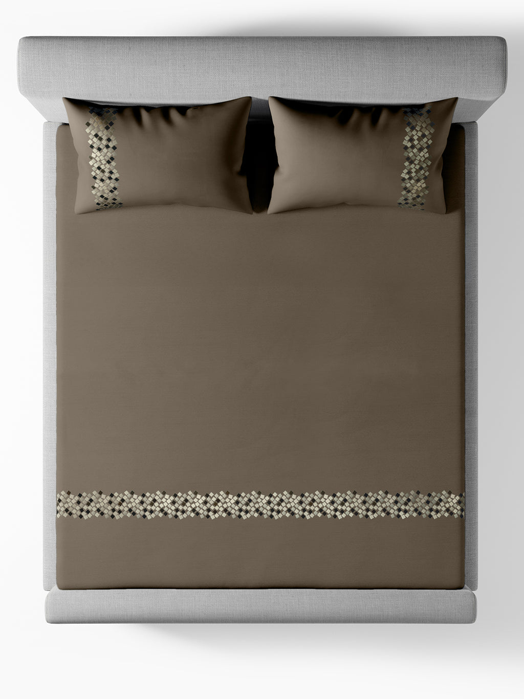 SPECKLE-CHOCOLATE CHIP DOUBLE DUVET BEDDING SET