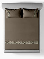 SPECKLE-CHOCOLATE CHIP DOUBLE DUVET BEDDING SET
