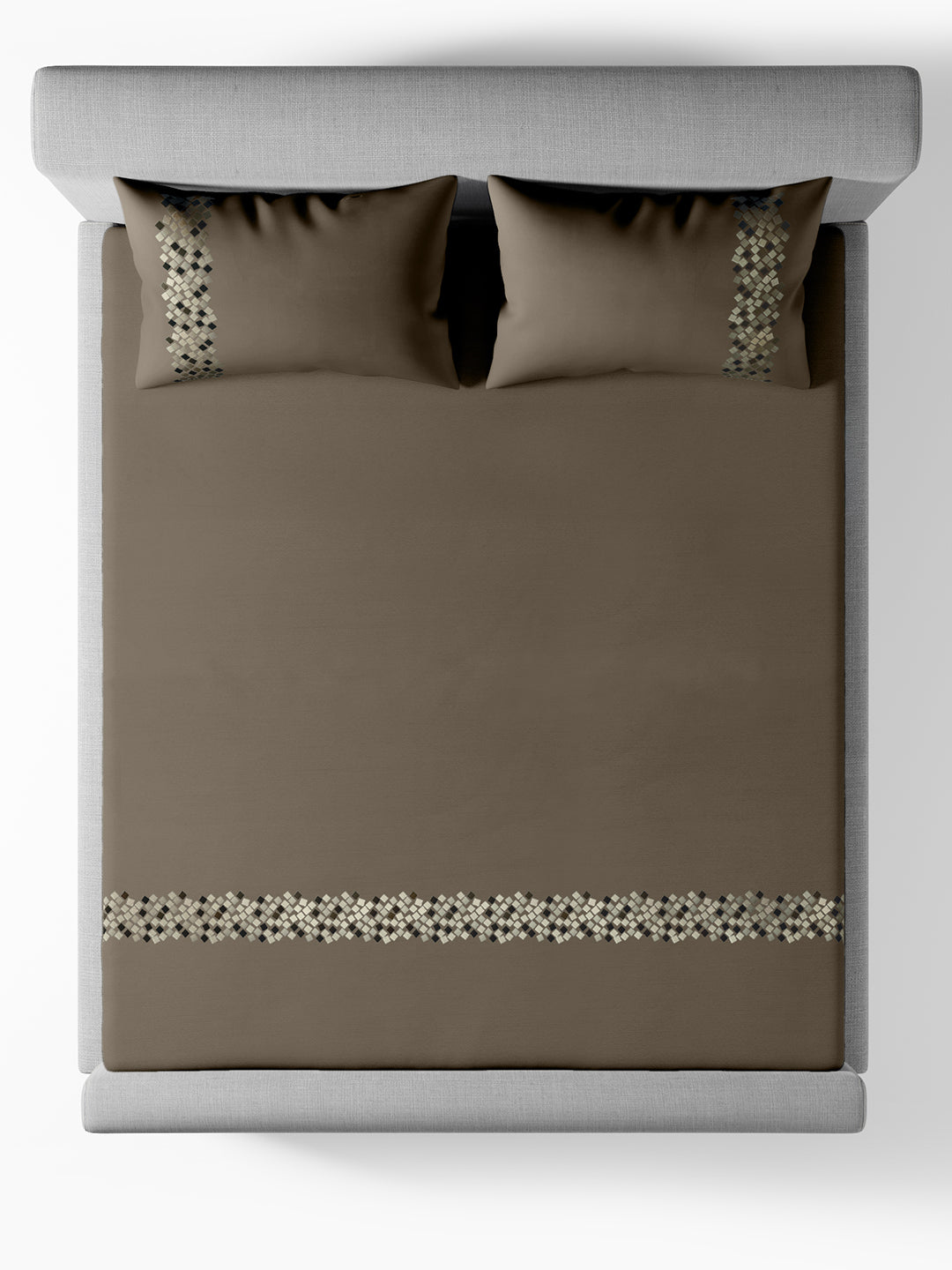 SPECKLE-CHOCOLATE CHIP DOUBLE DUVET BEDDING SET
