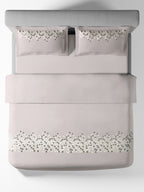 SPECKLE-LIGHT SILVER DOUBLE DUVET COVER SET