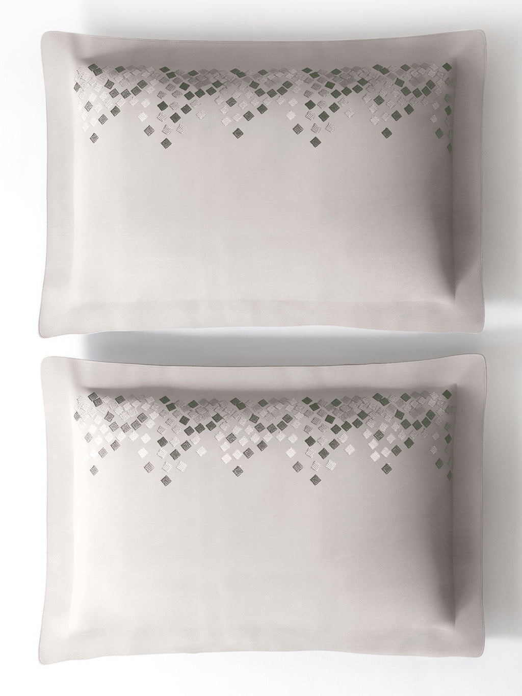 SPECKLE-LIGHT SILVER DOUBLE DUVET COVER SET