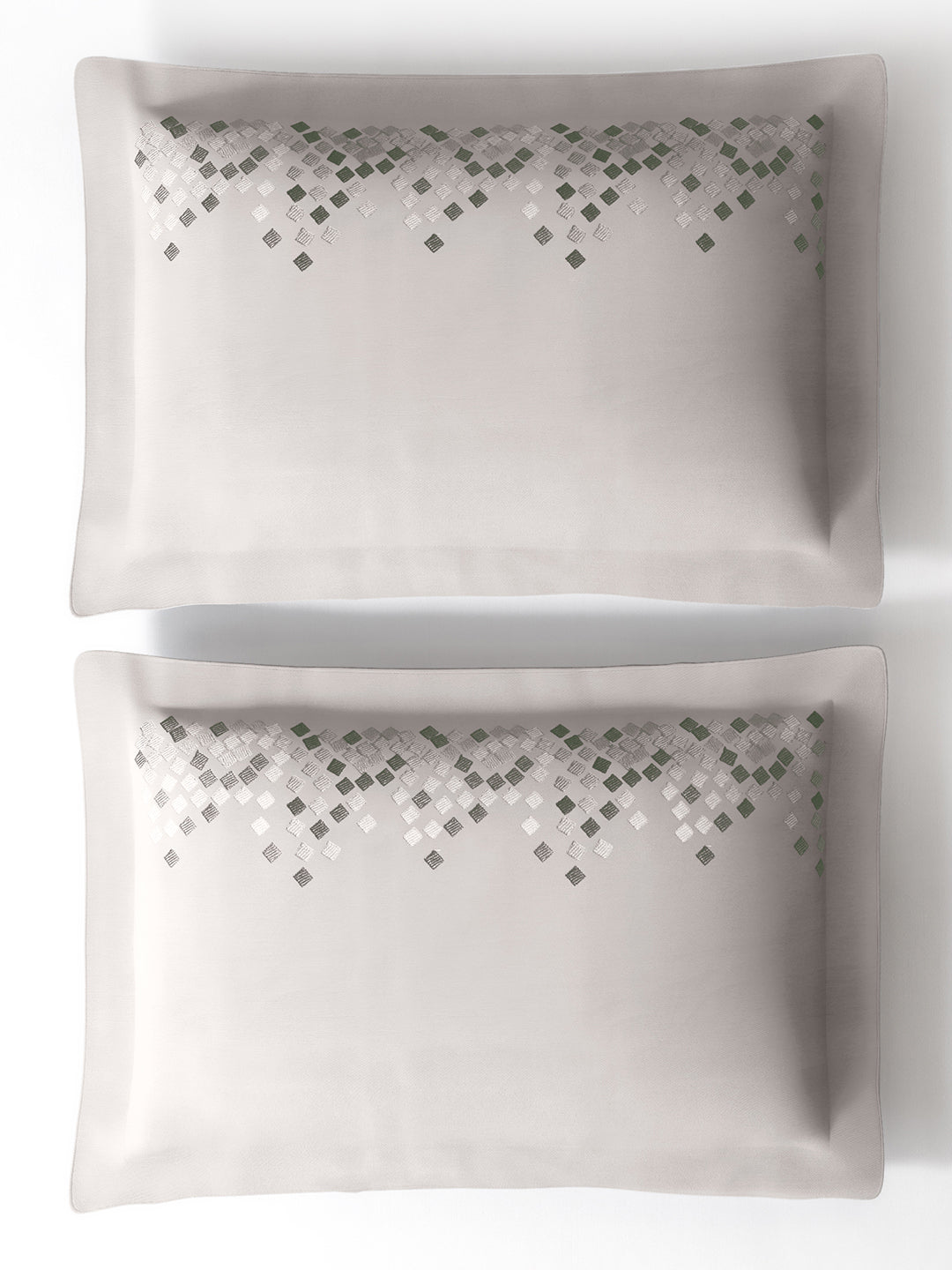 SPECKLE-LIGHT SILVER DOUBLE DUVET COVER SET