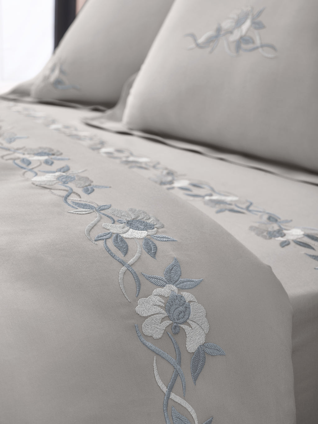 VINE-ASH DOUBLE DUVET COVER SET