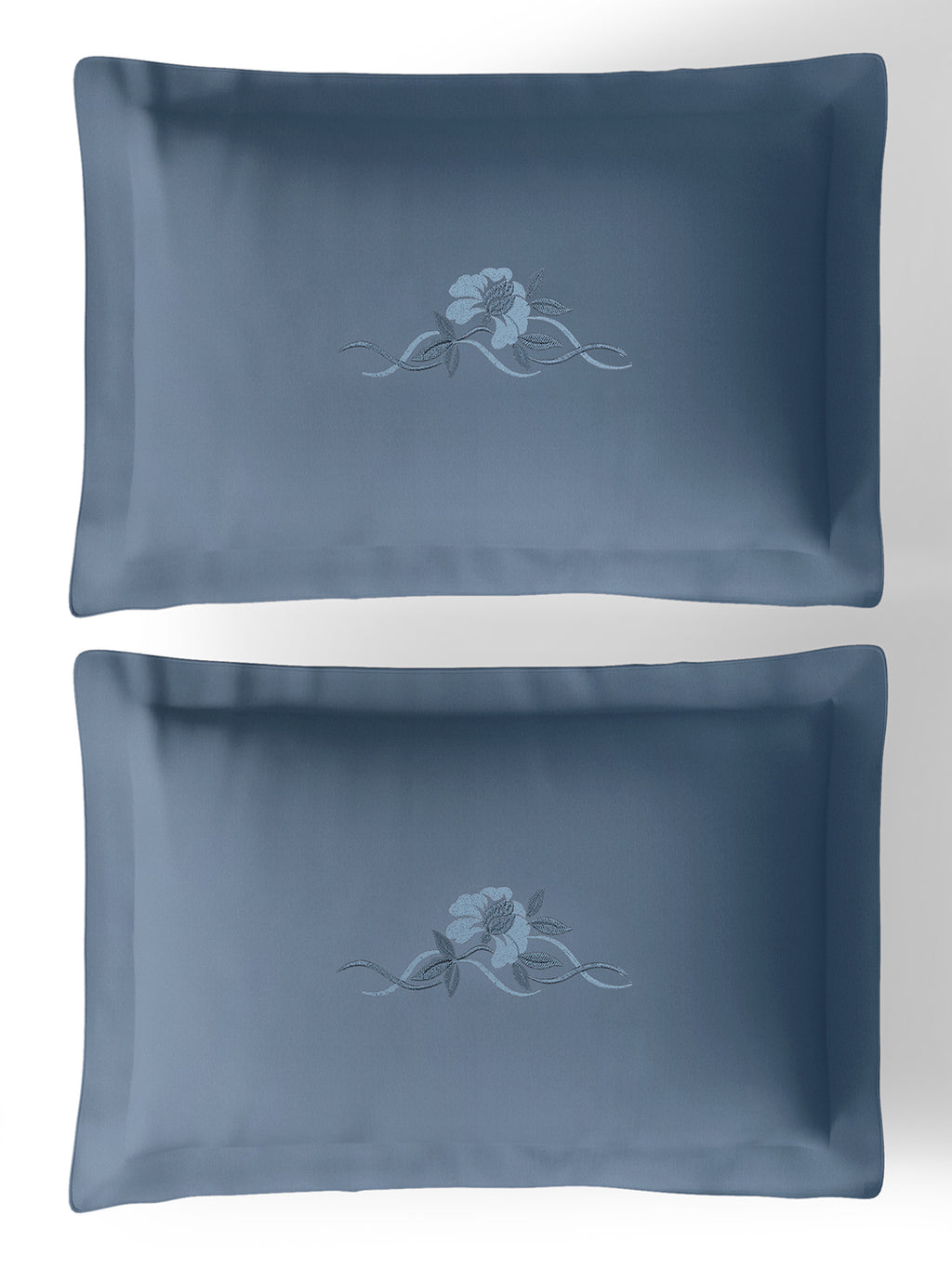 VINE-BLUE MIRAGE KING BED SHEET SET