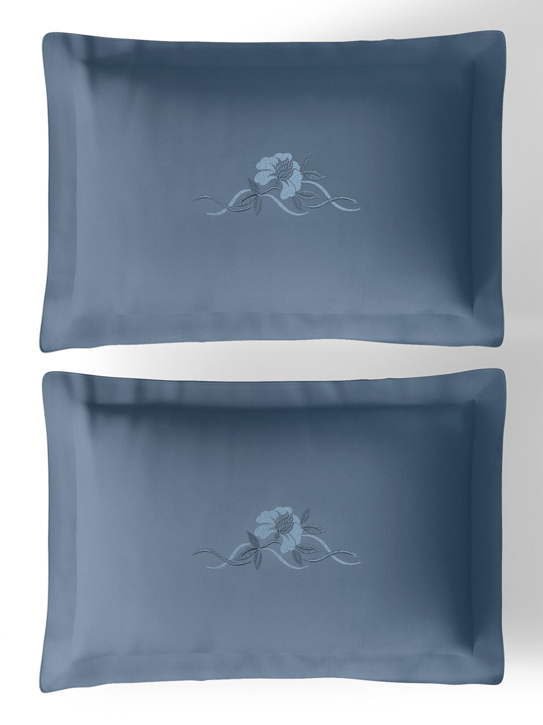 VINE-BLUE MIRAGE KING BED SHEET SET