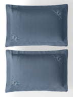 VINE-BLUE MIRAGE DOUBLE DUVET COVER SET
