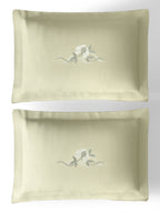 VINE-CELADON KING BED SHEET SET