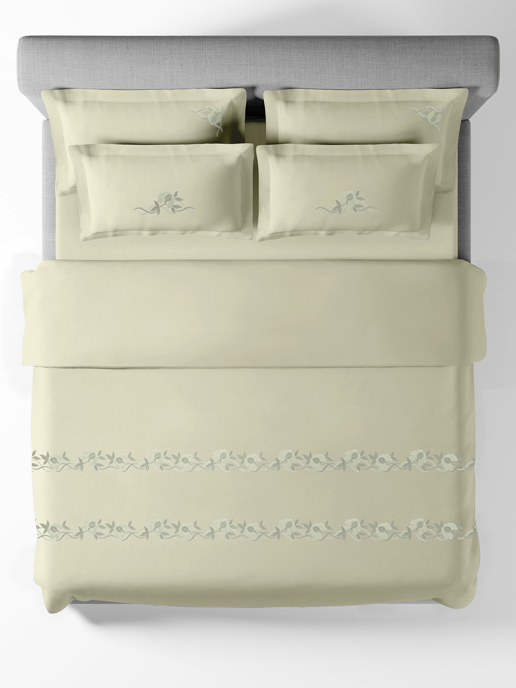 VINE-CELADON DOUBLE DUVET BEDDING SET