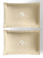 VINE-CLOUD CREAM KING BED SHEET SET