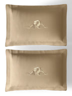 VINE-TAUPE GREY KING BED SHEET SET