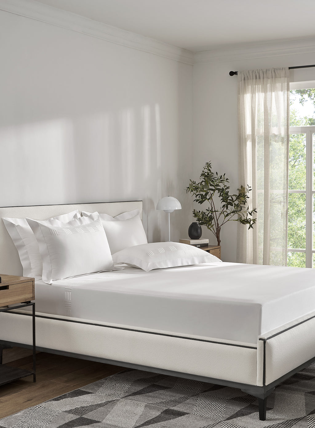 AXON-IVORY KING BED SHEET SET