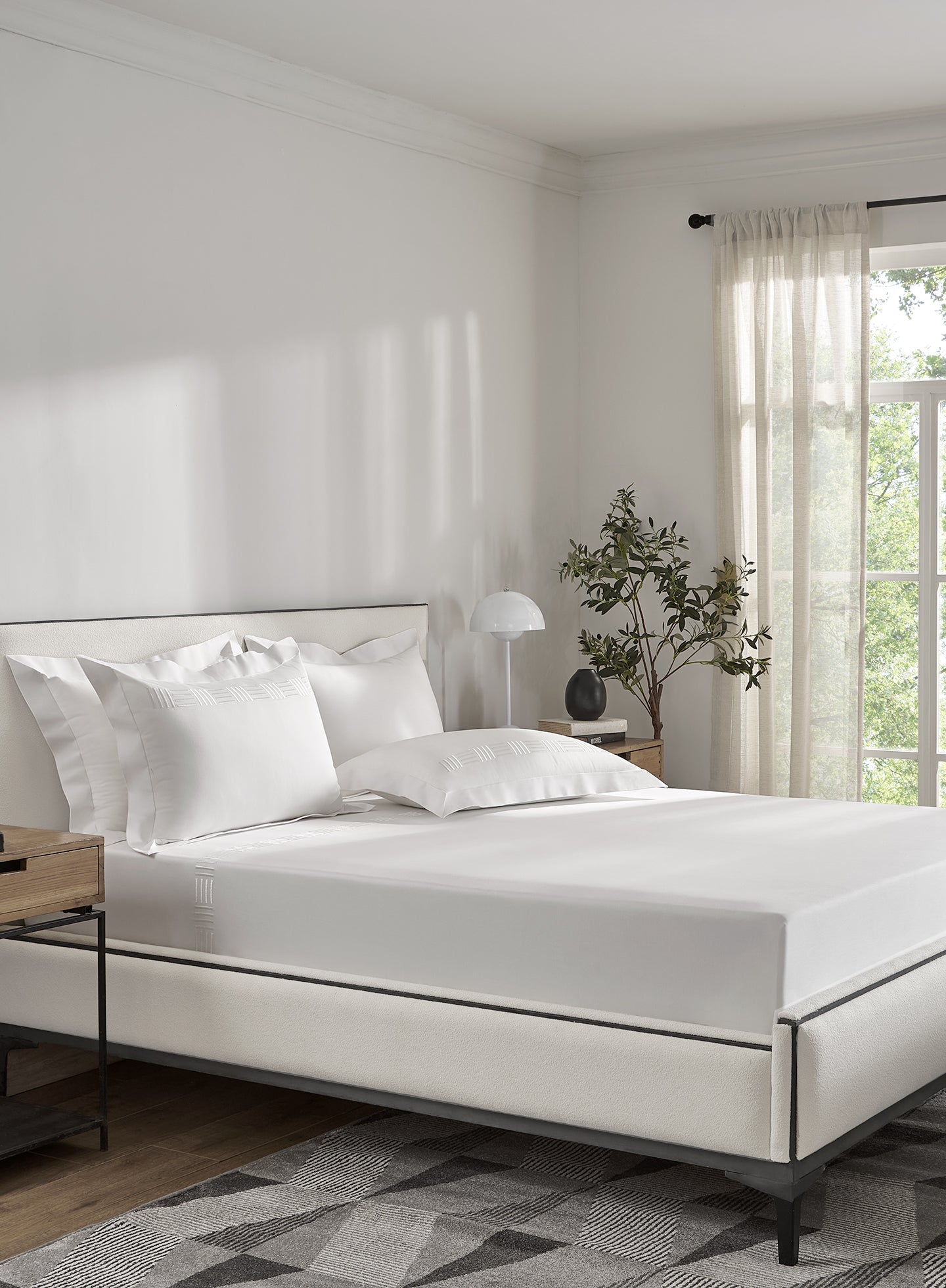 AXON-IVORY KING BED SHEET SET