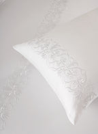MONARCH-BRILLIANT WHITE KING BED SHEET SET