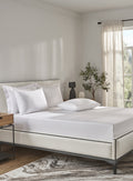 MONARCH-BRILLIANT WHITE KING BED SHEET SET