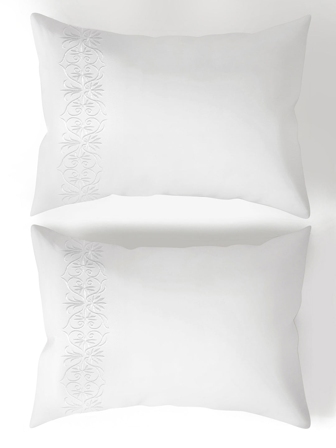 MONARCH-BRILLIANT WHITE KING BED SHEET SET