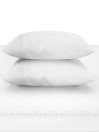 MONARCH-BRILLIANT WHITE KING BED SHEET SET