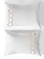 ONDINE-IVORY KING BED SHEET SET
