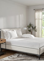PALMERA-IVORY KING BED SHEET SET