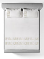 TERRA-BRILLIANT WHITE KING BED SHEET SET