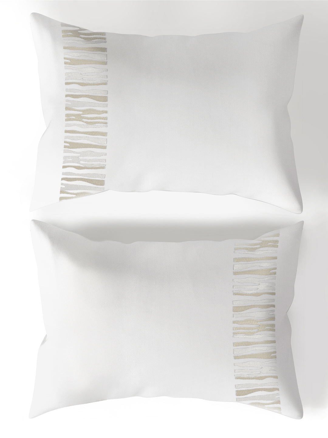 TERRA-BRILLIANT WHITE KING BED SHEET SET