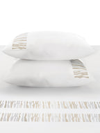 TERRA-BRILLIANT WHITE KING BED SHEET SET