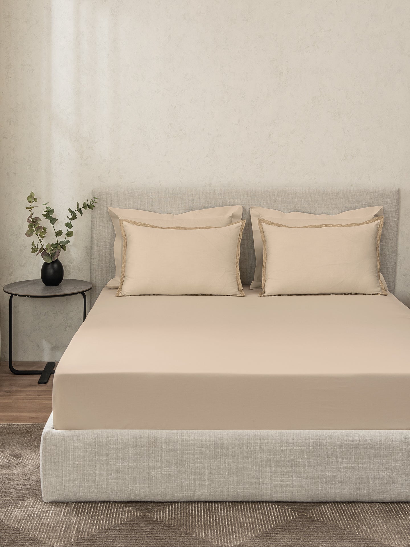 CHANTILLY-BISCOTTI KING BED SHEET SET