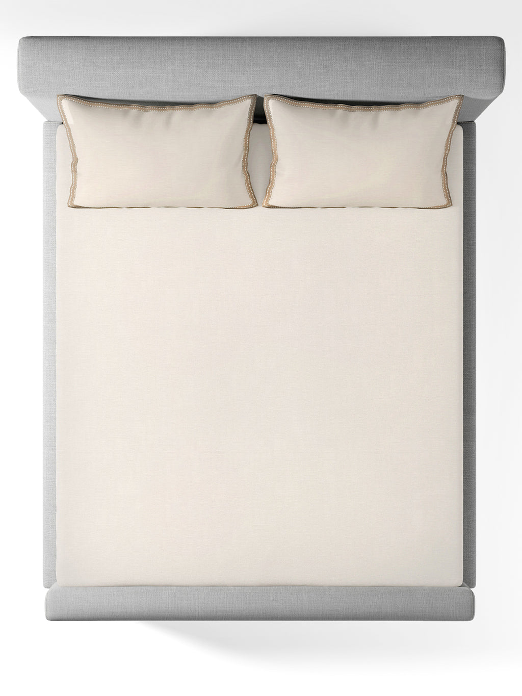 CHANTILLY-SNOW WHITE KING BED SHEET SET