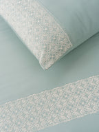 CLASSIQUE-POWDER BLUE KING BED SHEET SET