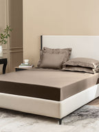 FILIGREE-SAVANNAH TAN KING BED SHEET SET