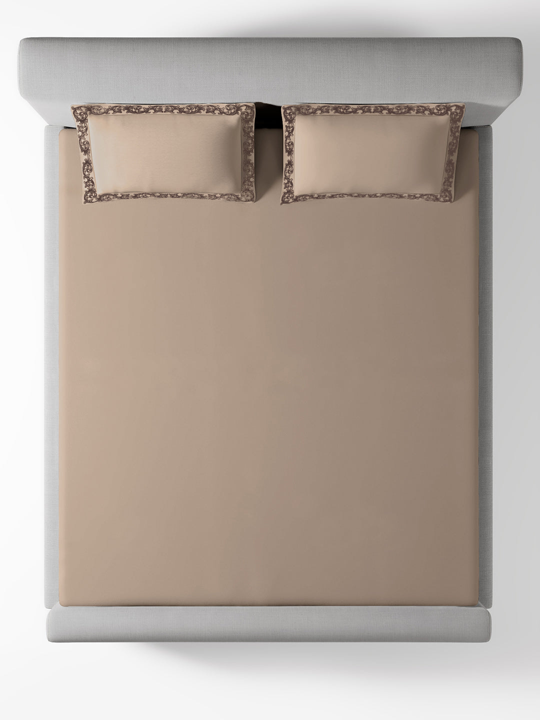 FILIGREE-SAVANNAH TAN KING BED SHEET SET