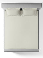 GRACE-MILK WHITE KING BED SHEET SET