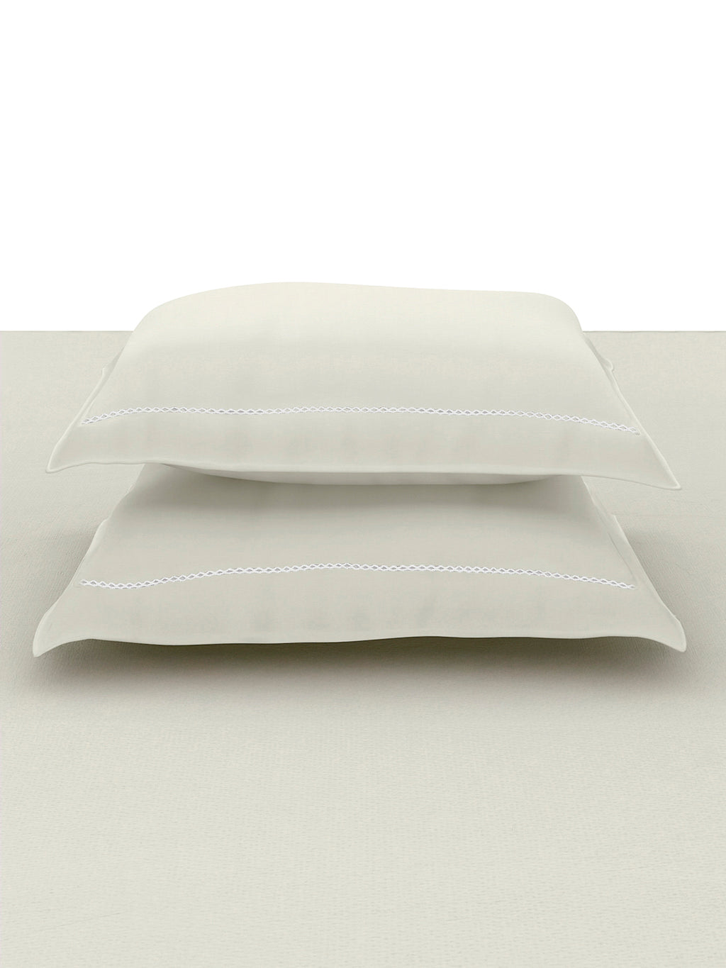 GRACE-MILK WHITE KING BED SHEET SET