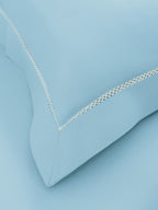 GRACE-STORM BLUE KING BED SHEET SET