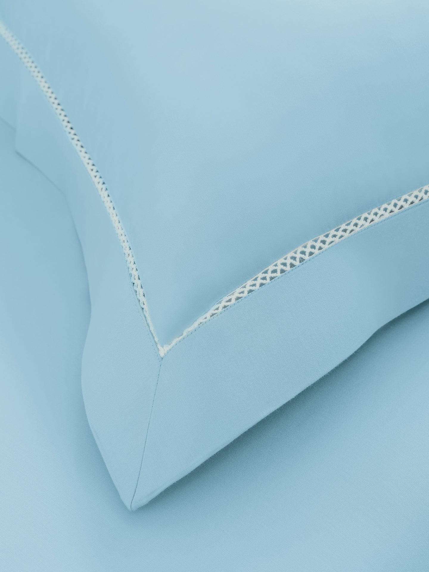 GRACE-STORM BLUE KING BED SHEET SET