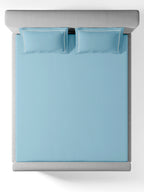 GRACE-STORM BLUE KING BED SHEET SET