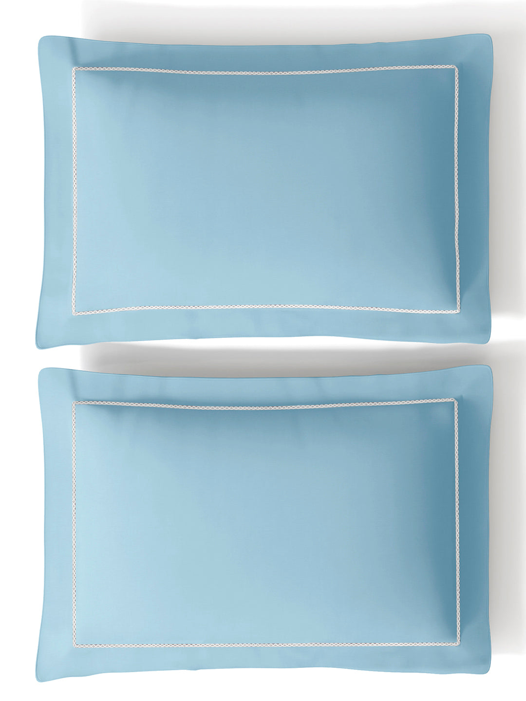GRACE-STORM BLUE KING BED SHEET SET