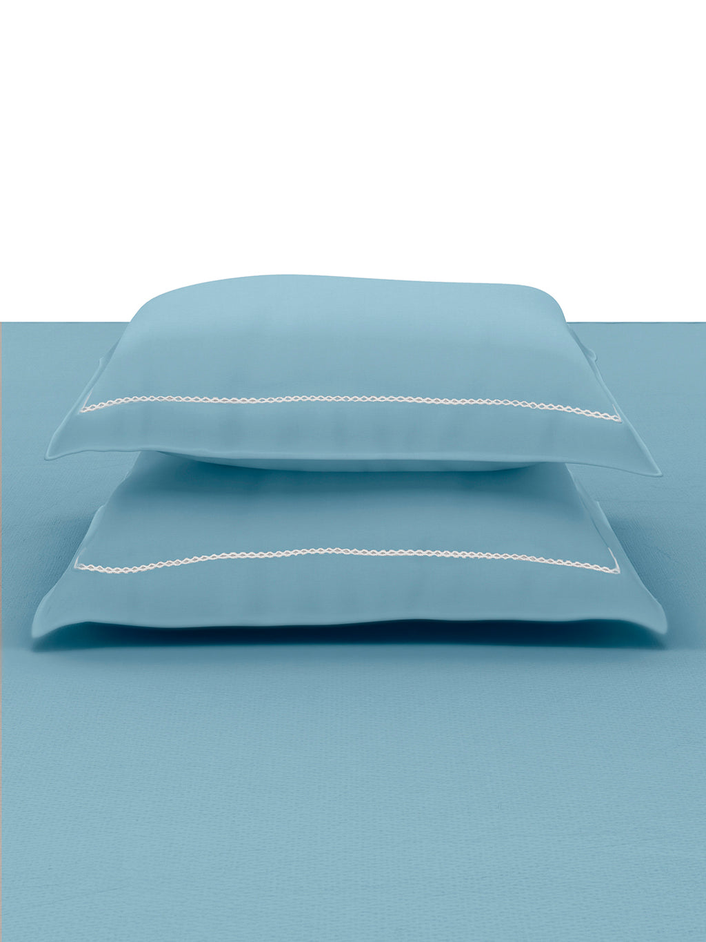 GRACE-STORM BLUE KING BED SHEET SET