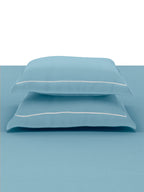 GRACE-STORM BLUE KING BED SHEET SET