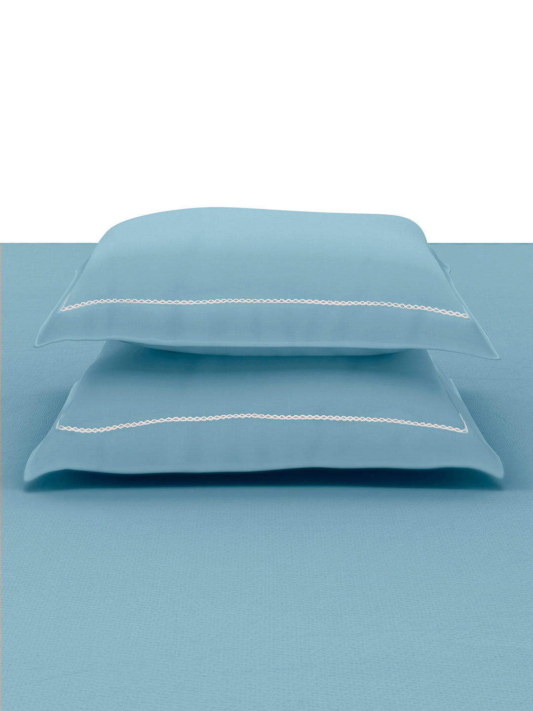 GRACE-STORM BLUE KING BED SHEET SET
