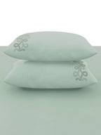 INFINITI-OPAL BLUE KING BED SHEET SET
