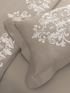 ORIENTAL-CLOUD GREY KING BED SHEET SET