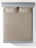 ORIENTAL-CLOUD GREY KING BED SHEET SET