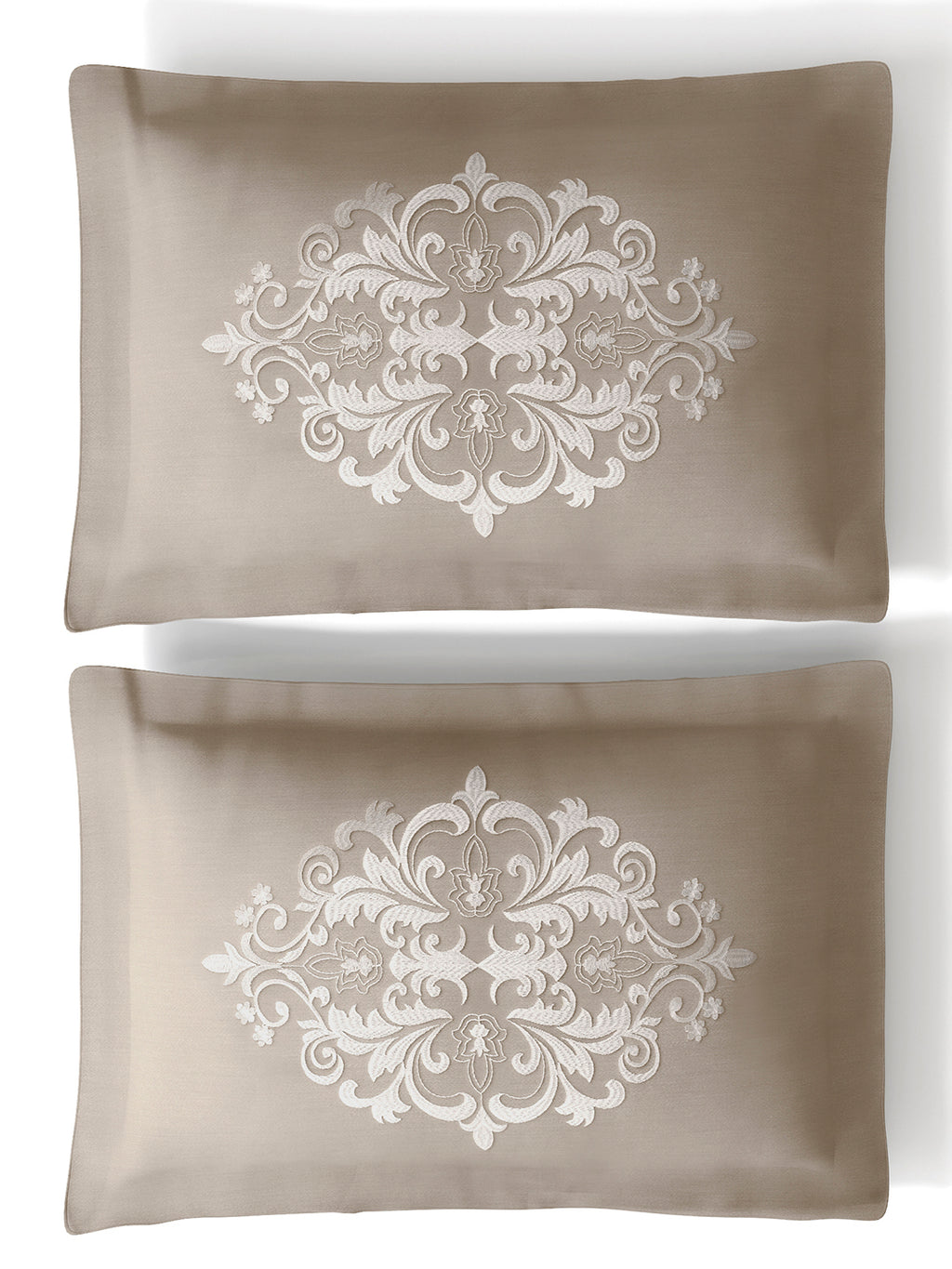 ORIENTAL-CLOUD GREY KING BED SHEET SET