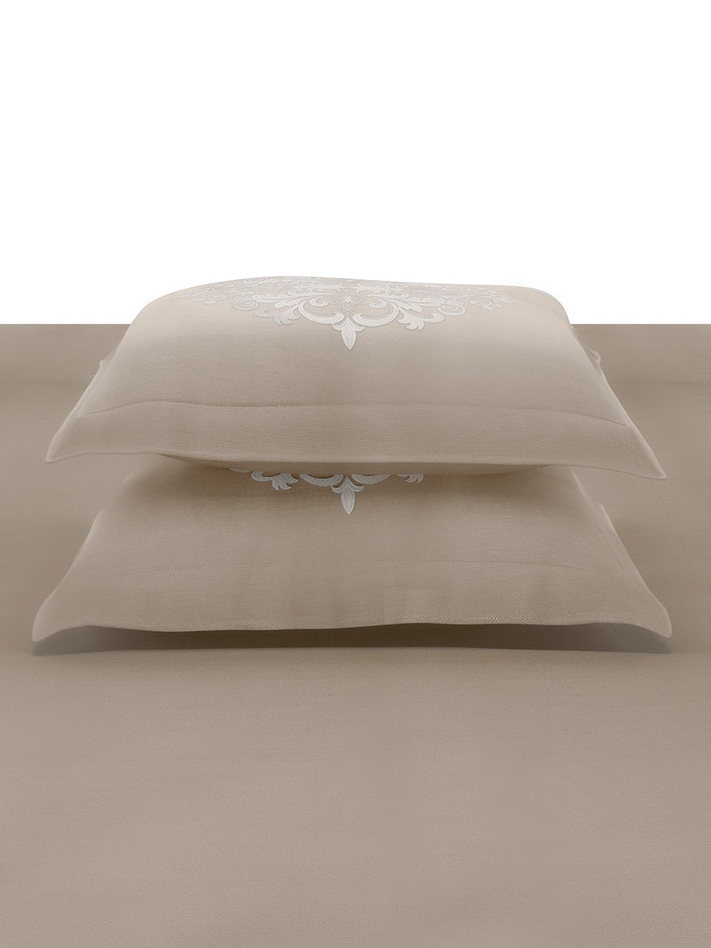 ORIENTAL-CLOUD GREY KING BED SHEET SET