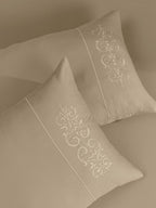 ORNATE-FRENCH OAK KING BED SHEET SET